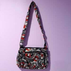 Black and red quilted style